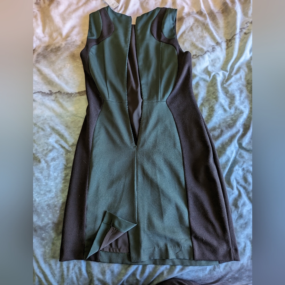 41Hawthorne green and black dress